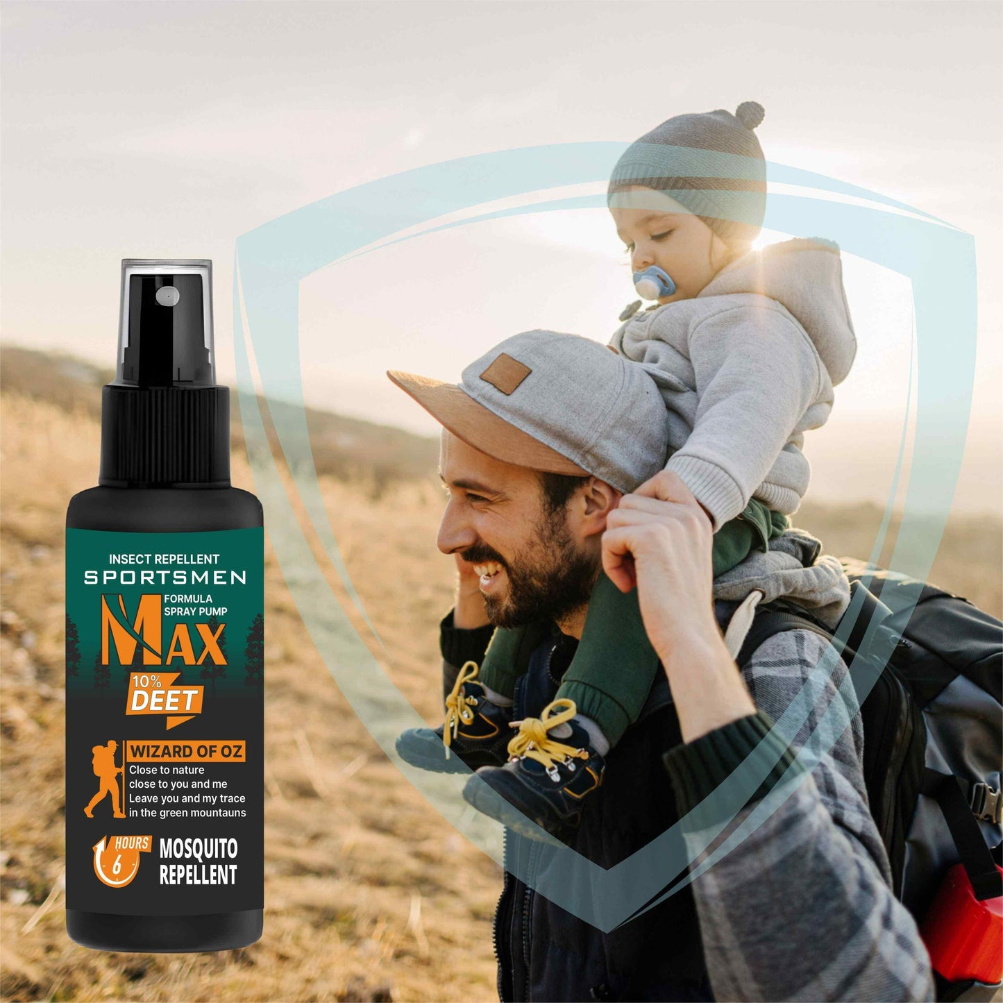 Deet Mosquito and Insect Repellent Spray (Pack of 2)