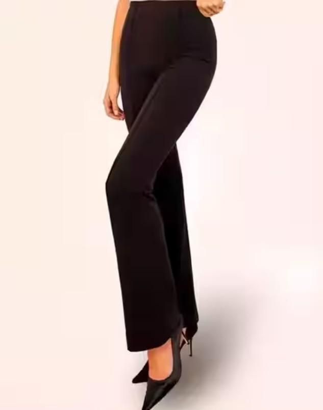 Women's Nontransparent Fabric Classic-Stylish Pant Pack of 2 (Black & White)