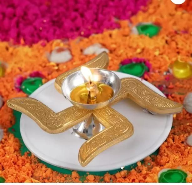 Swastik Diya